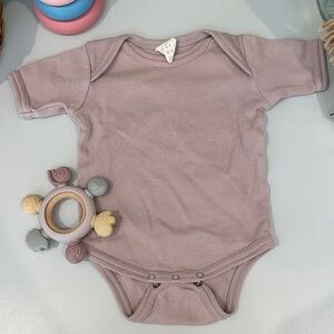 Kate Quinn Dusty Pink Baby Bodysuit